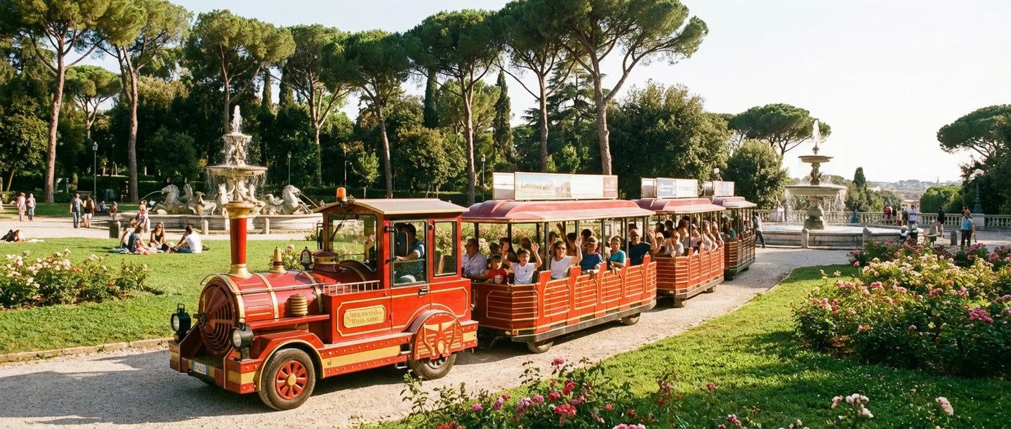 Trenino panoramico Villa Borghese