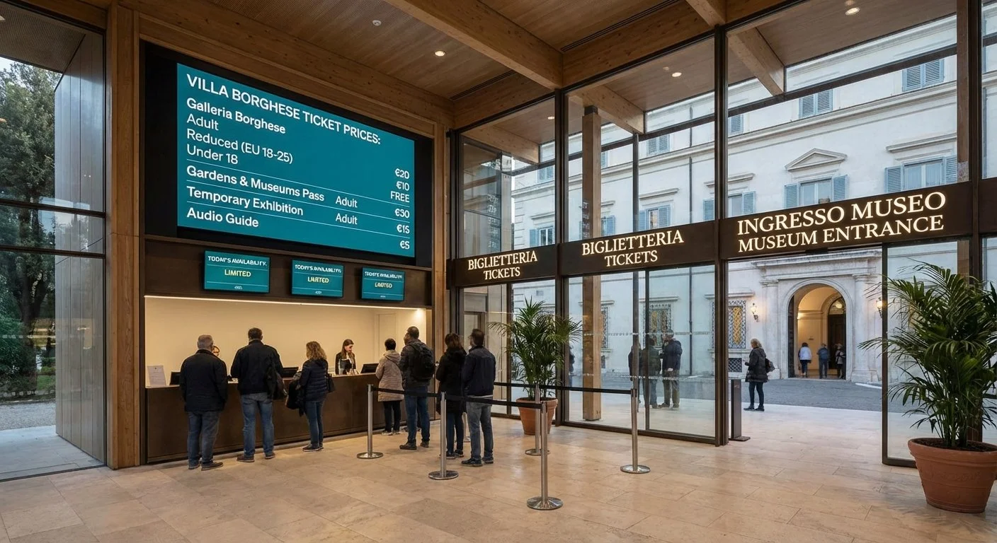 Prezzi biglietti Villa Borghese