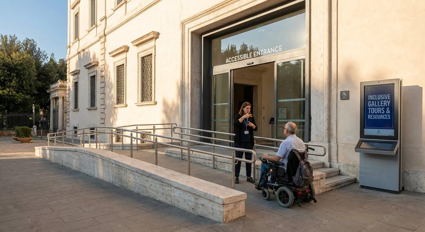 Accessibilità Villa Borghese per persone con disabilità